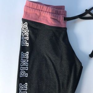 Pink nation yoga leggings